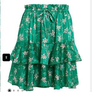Intermix Sabina Musayev Meredith ruffled mini skirt! Excellent Condition. Small